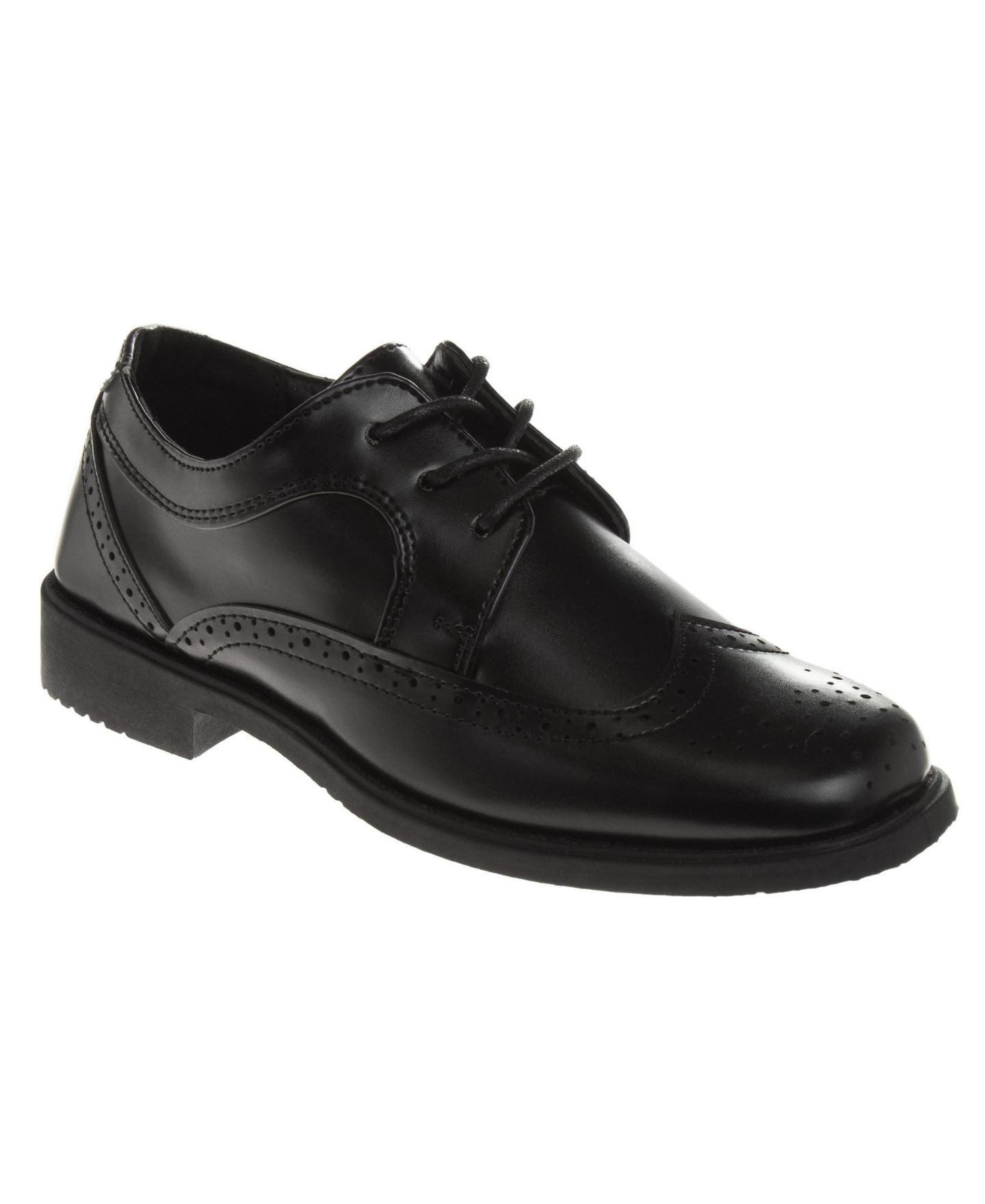 Туфли Josmo Lace Dress Shoes для мальчиков, цвет: Чёрный — фото 3
