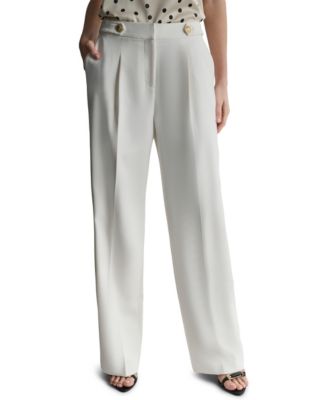 Women's Wide-Leg High-Waisted Pants