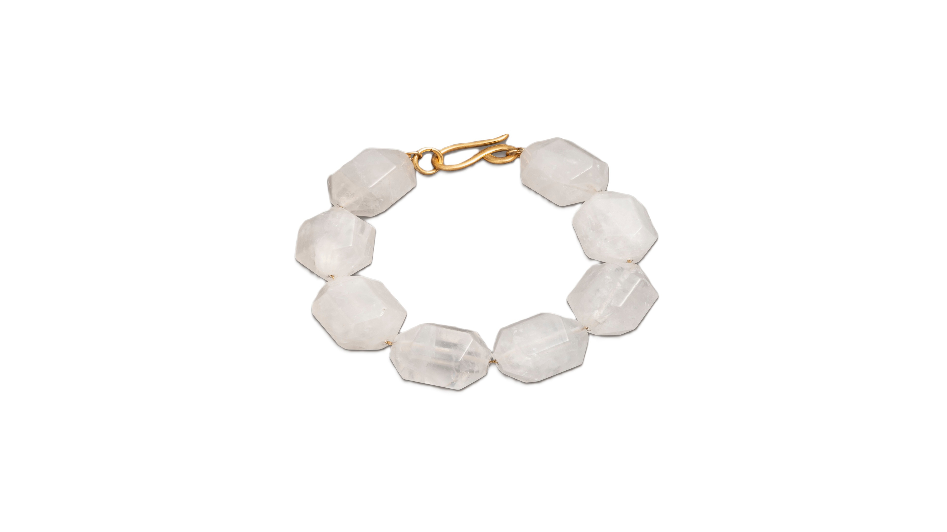 Donna Karan New York Gold-Tone Quartz Crystal Flex Bracelet