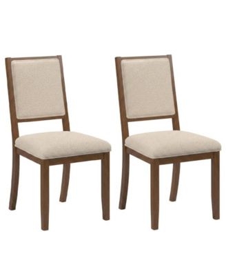 2-Piece Boucle Upholstered Mid-Century Modern Dining Chair