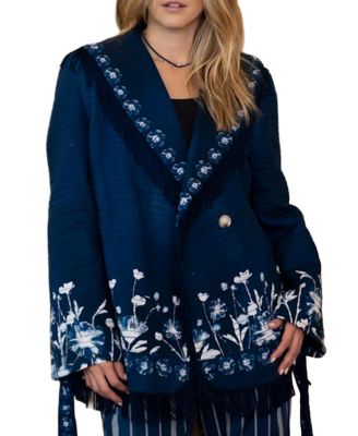 Women's Lena Quilted Floral-Print Wrap Jacket