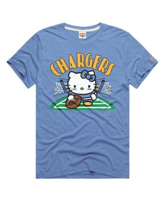 Men's and Women's Powder Blue Los Angeles Chargers X Hello Kitty Triblend T-Shirt