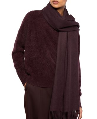 Women's Cashmere-Blend Picton Blanket Scarf with Fringe Trim
