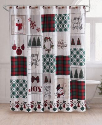 Patchwork Plaid Shower Curtain, 72" x 72"