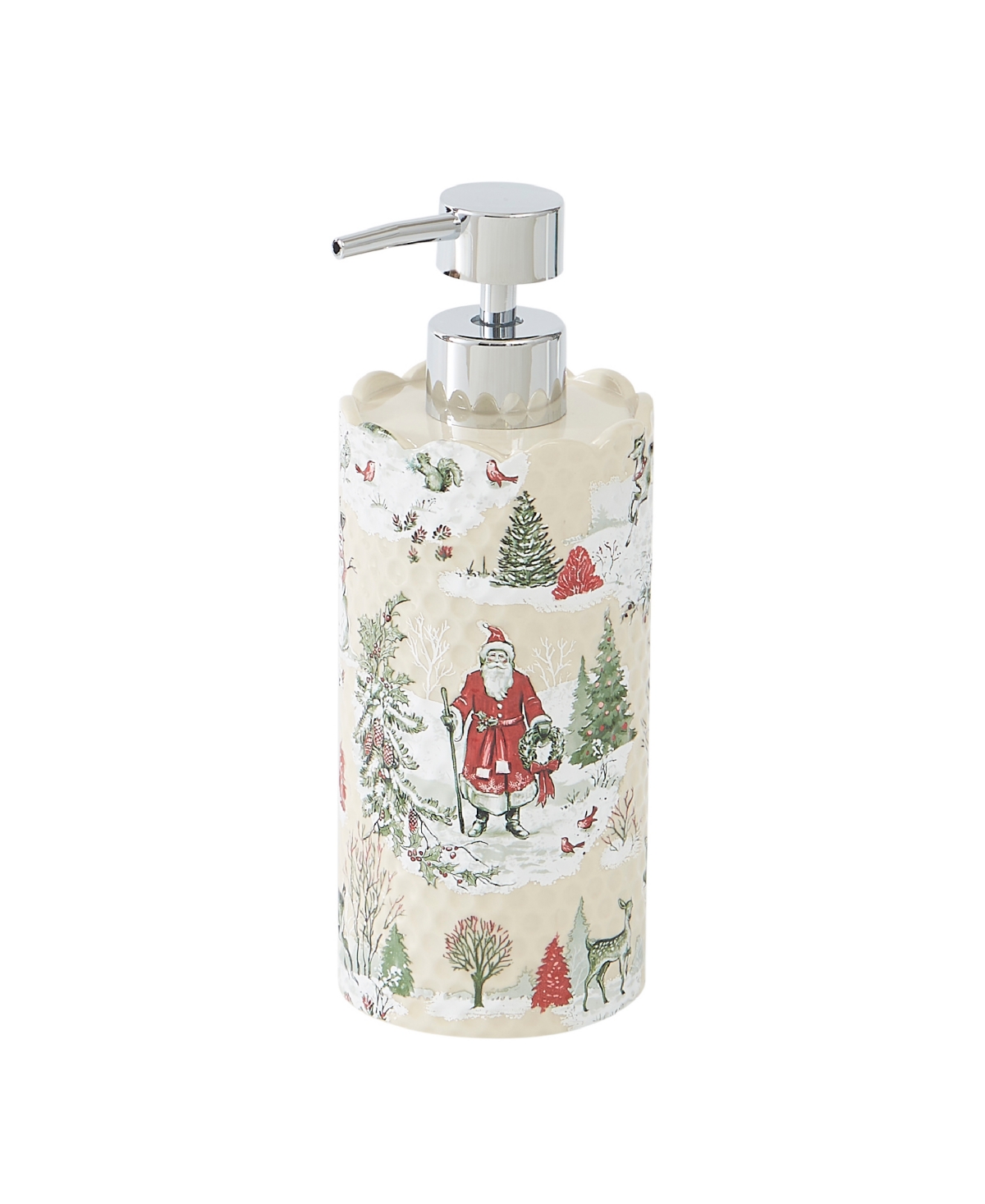 Avanti Yuletide Ceramic Lotion Dispenser