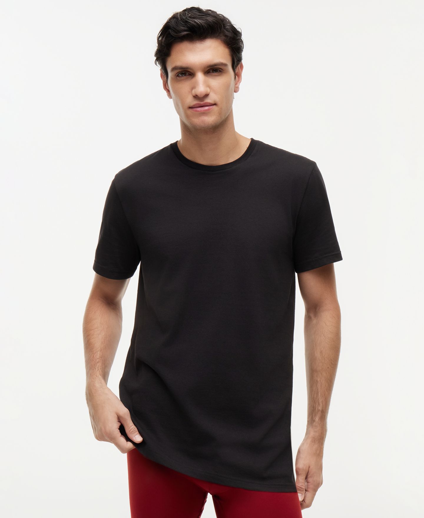 Мужские топы Tommy Hilfiger 3-Pack Classic Cotton Undershirts, цвет: Чёрный / Бежевый — фото 3