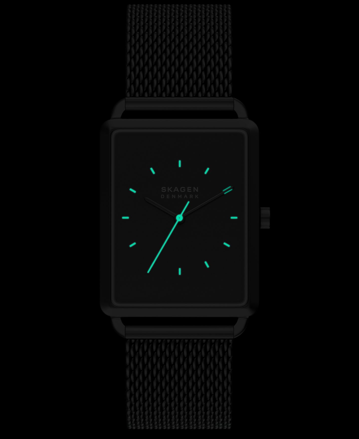 Мужские часы Skagen Quartz Hagen Gunmetal Stainless Steel Mesh 36mm — фото 6