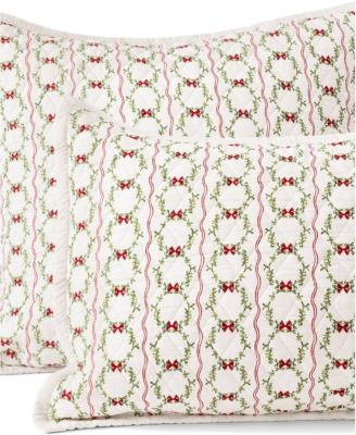 Printed Diamond Double Voile Quilt Sham
