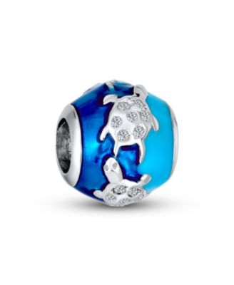 Crystal Sea Turtle Charm
