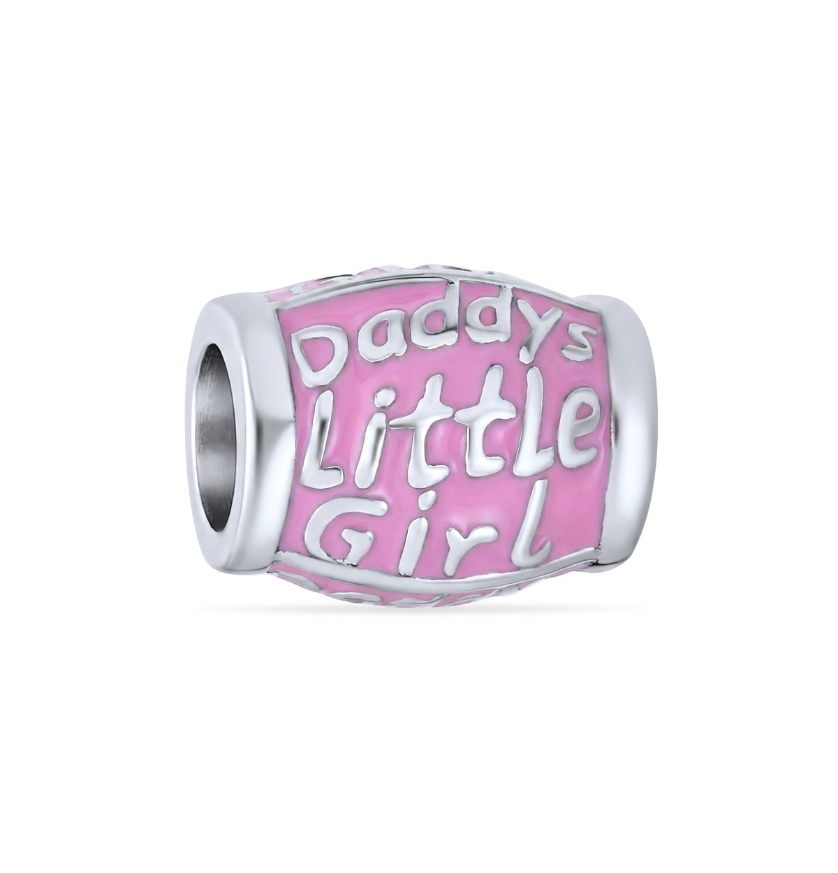 Bling Jewelry Women's "Daddy's Little Girl" Word Sterling Silver Charm