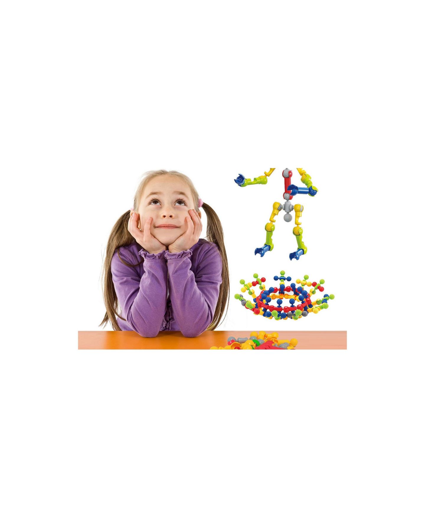 Детский конструктор GNUADZ 110-Piece Building Set, Ages 3+, цвет: Разноцветный — фото 2