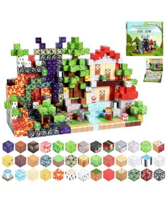 200-Piece Magnetic Building Blocks Set, Ages 3+