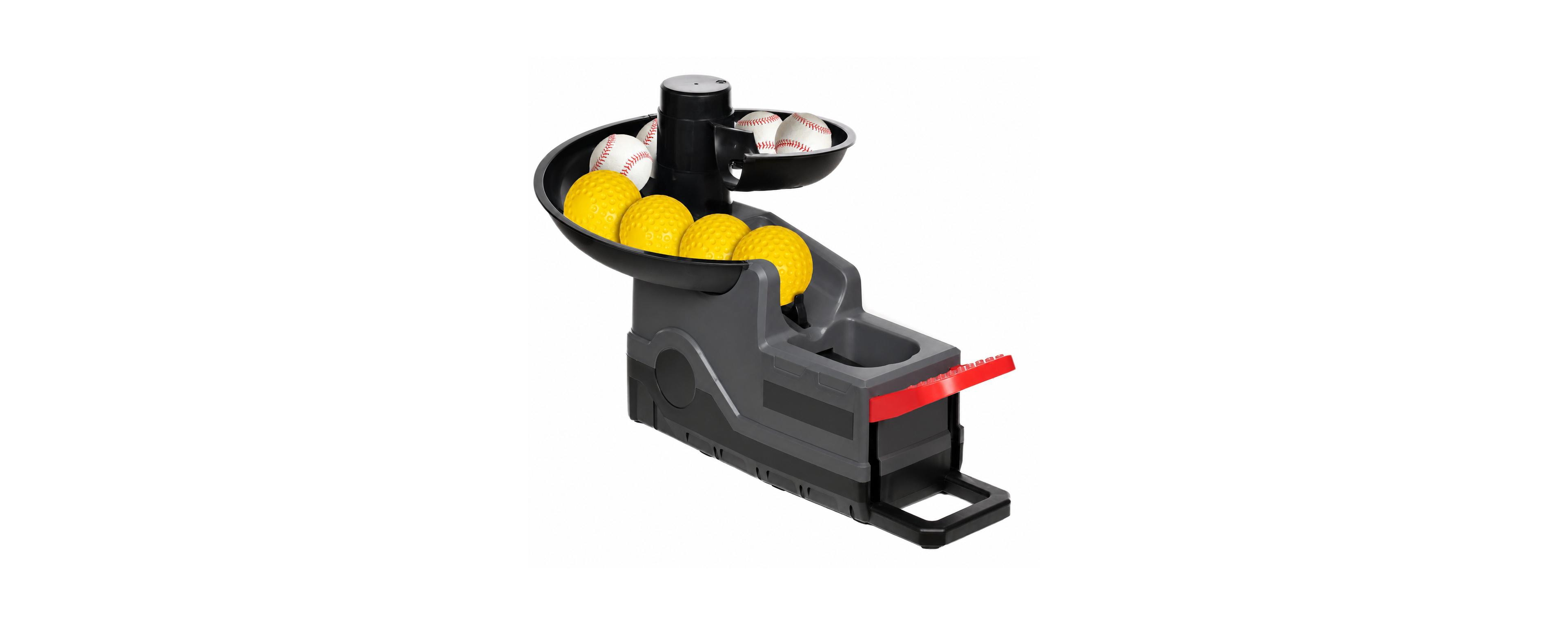 Peneyon 2 in 1 Baseball Softball Toss Machine Adjustable Speed Foot Operated Training Set