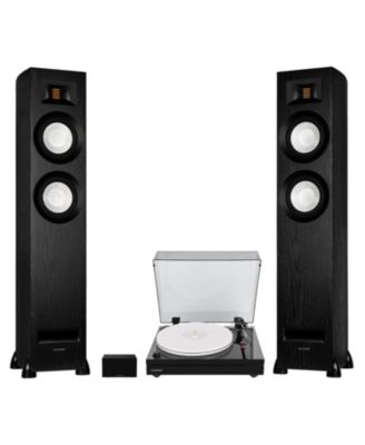 RT87 Reference High Fidelity Dual-Plinth Turntable, Ri91 Powered Speakers, PA10 Phono Preamp