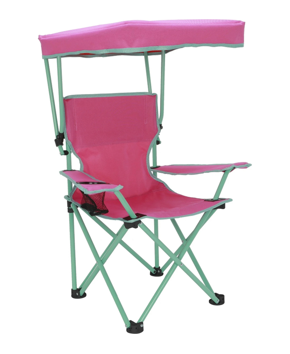 Sevorley Kids Canopy Chair with Safety Lock (125 lb. Capacity), Child Canopy Chair with Safety Lock - pink