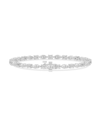 Lab-Grown Diamond Tennis Bracelet (5 ct. t.w.) in 14k White Gold