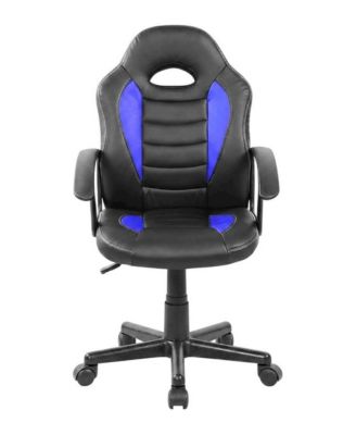 Kids' Racing Chair with Wheels, Ergonomic Design for Gaming and Study