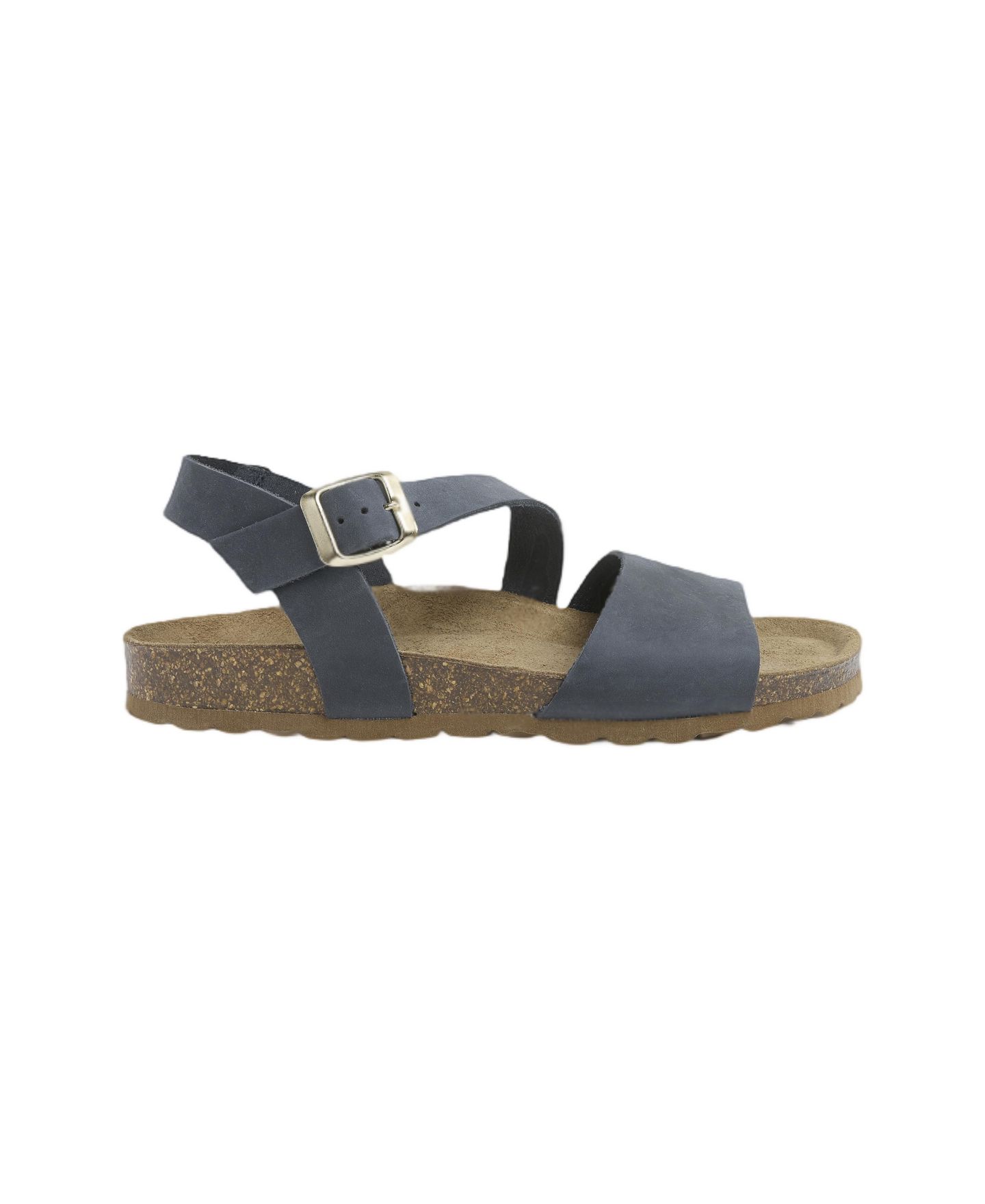 Женские сандалии Celtic & Co. Aysmetric Strap Ankle-Strap Arch-Support Flatform, цвет: Тёмно-синий — фото 2