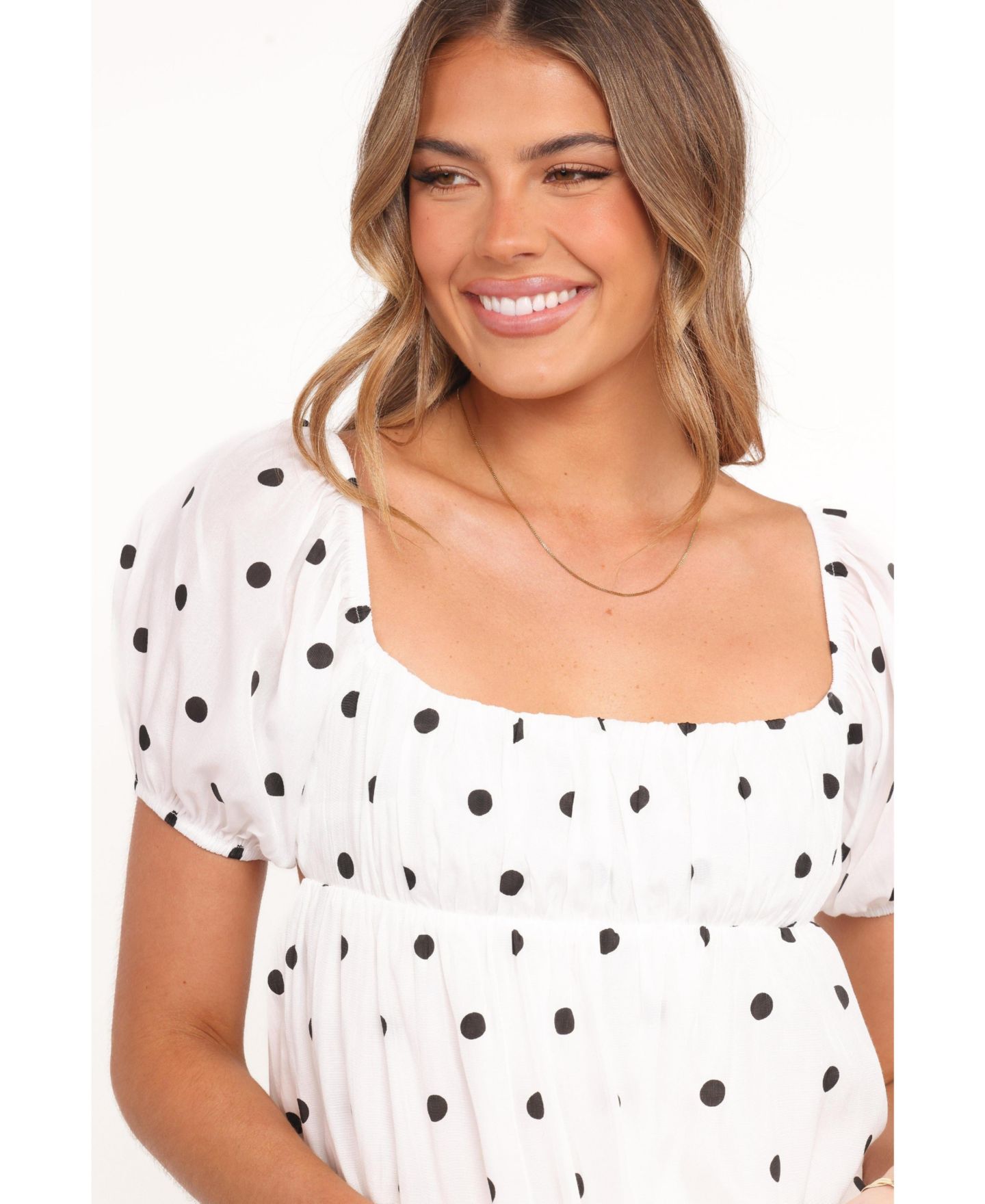 Женский комплект Petal and Pup Julia Square-Neck Back-Tie Top and Shorts, 2-Piece Set, цвет: Чёрный — фото 9