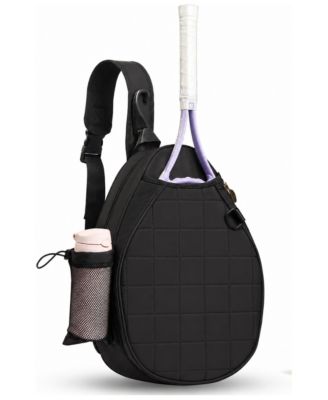 Waterproof Tennis Sling Bag Crossbody Racket Carrier For Women