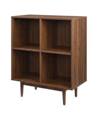 Record Player Stand with Vinyl Storage, Compact Entertainment Center