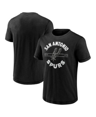 Men's Black San Antonio Spurs Established Slub T-Shirt