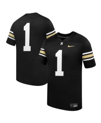 Men's 1 Black Missouri Tigers 100th Anniversary Replica Football Jersey