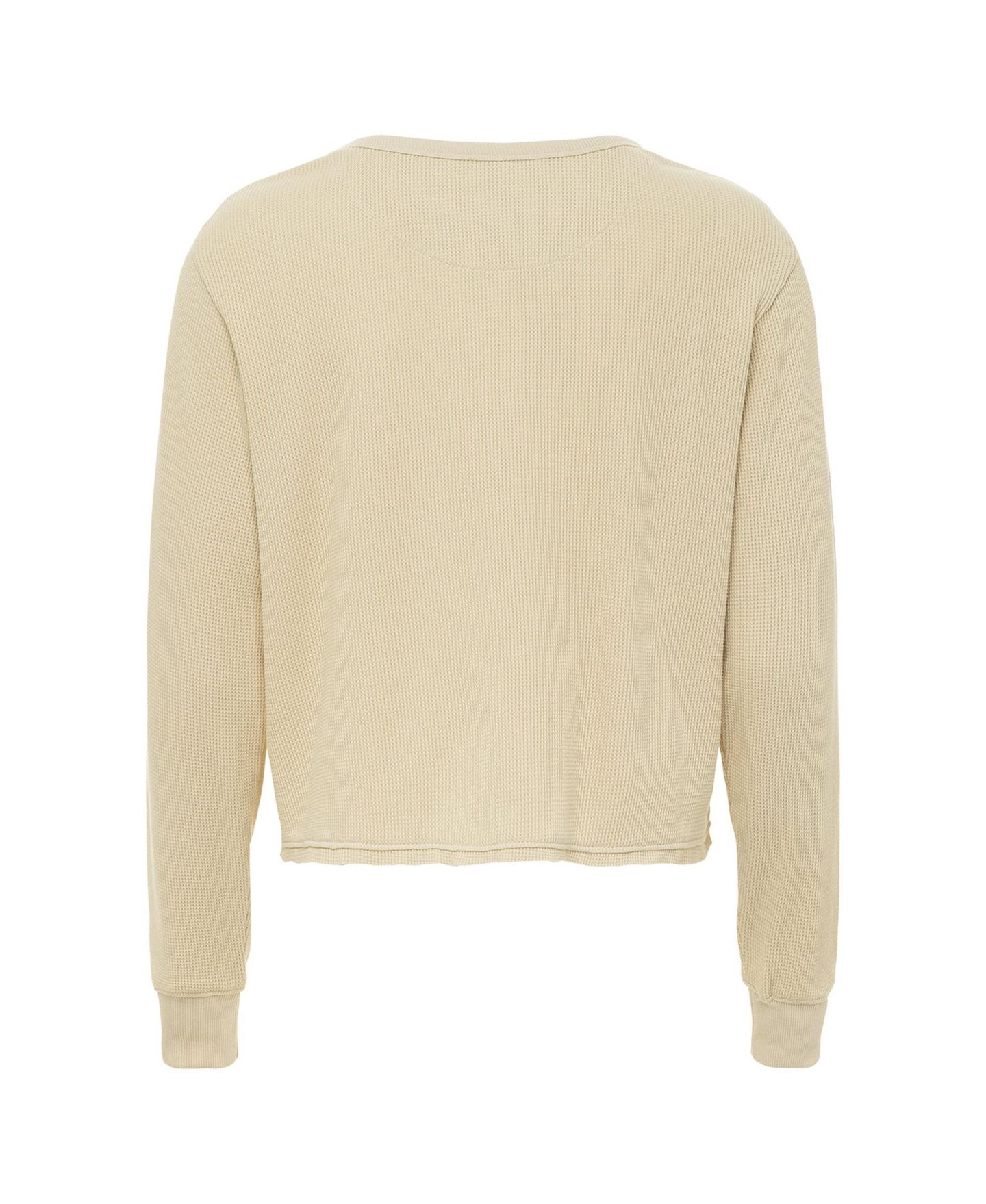 Футболка Sportiqe Cream Philadelphia 76ers High Country Collection Cullen Waffle Knit Long Sleeve — фото 3
