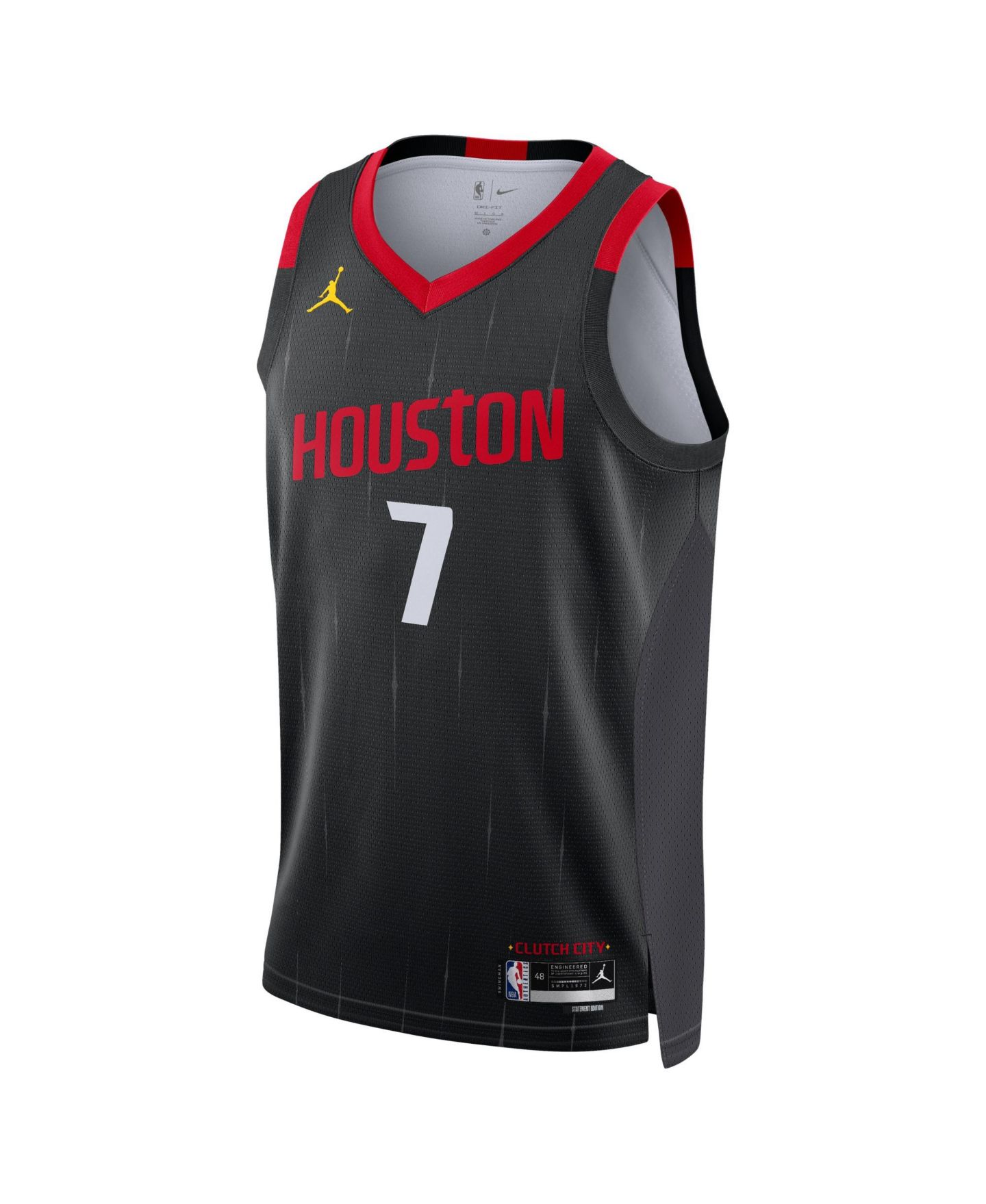 Топ Jordan Kevin Durant Black Houston Rockets Swingman Jersey — фото 2