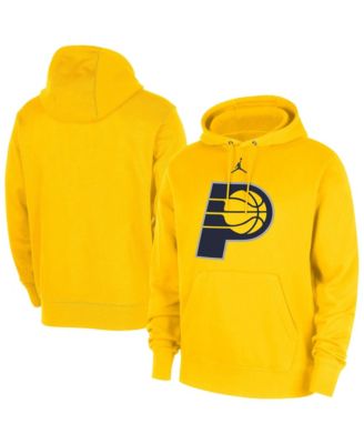 Men's Gold Indiana Pacers Statement Edition Club Fleece Hoodie