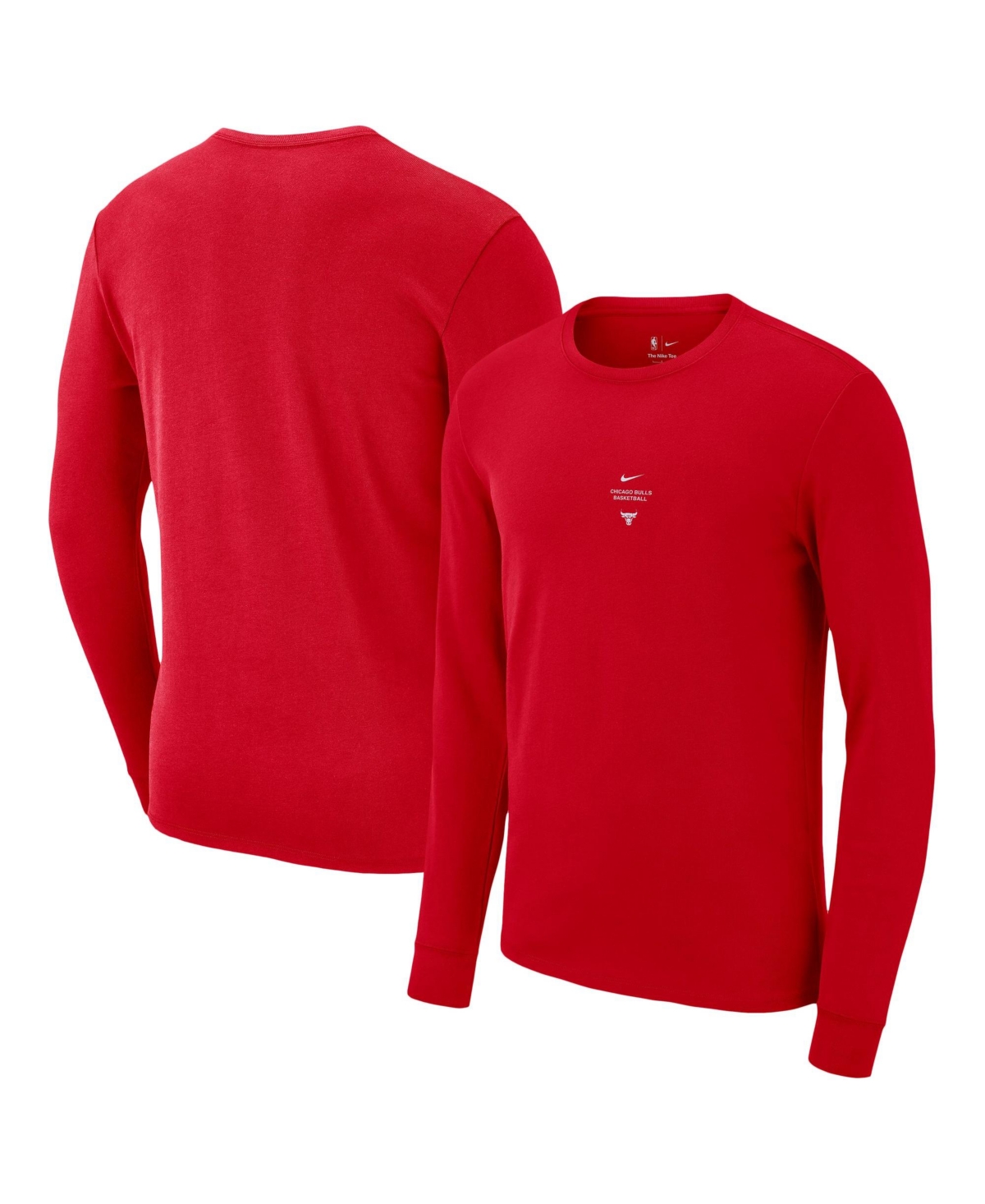 Nike Men's Red Chicago Bulls 2026 Standard Issue Practice Long Sleeve T-Shirt