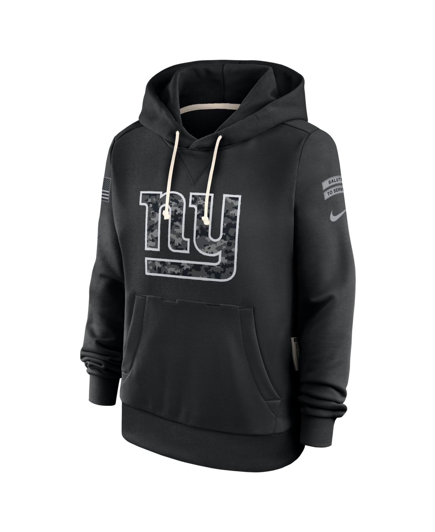 Женское худи Nike Black New York Giants 2026 Salute to Service Sideline Dri-FIT Pullover — фото 3