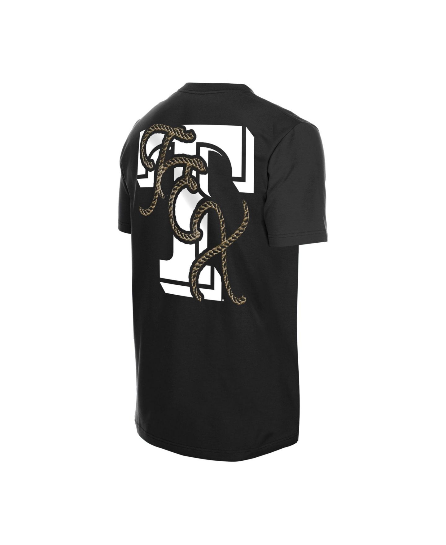 Мужская футболка New Era Black Texas Rangers Injection Lifestyle Urban Ranchwear — фото 4