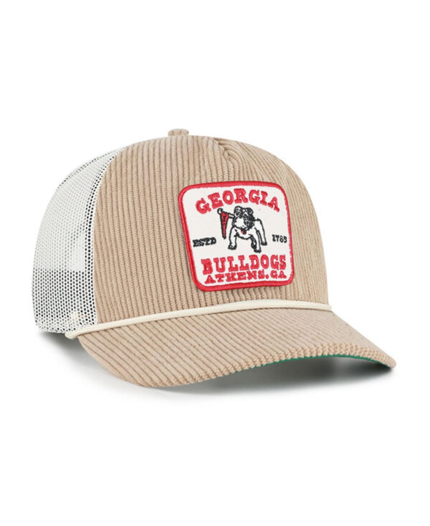 Кепка '47 Brand Khaki Georgia Bulldogs Cordlandia Hitch Adjustable Hat — фото 2