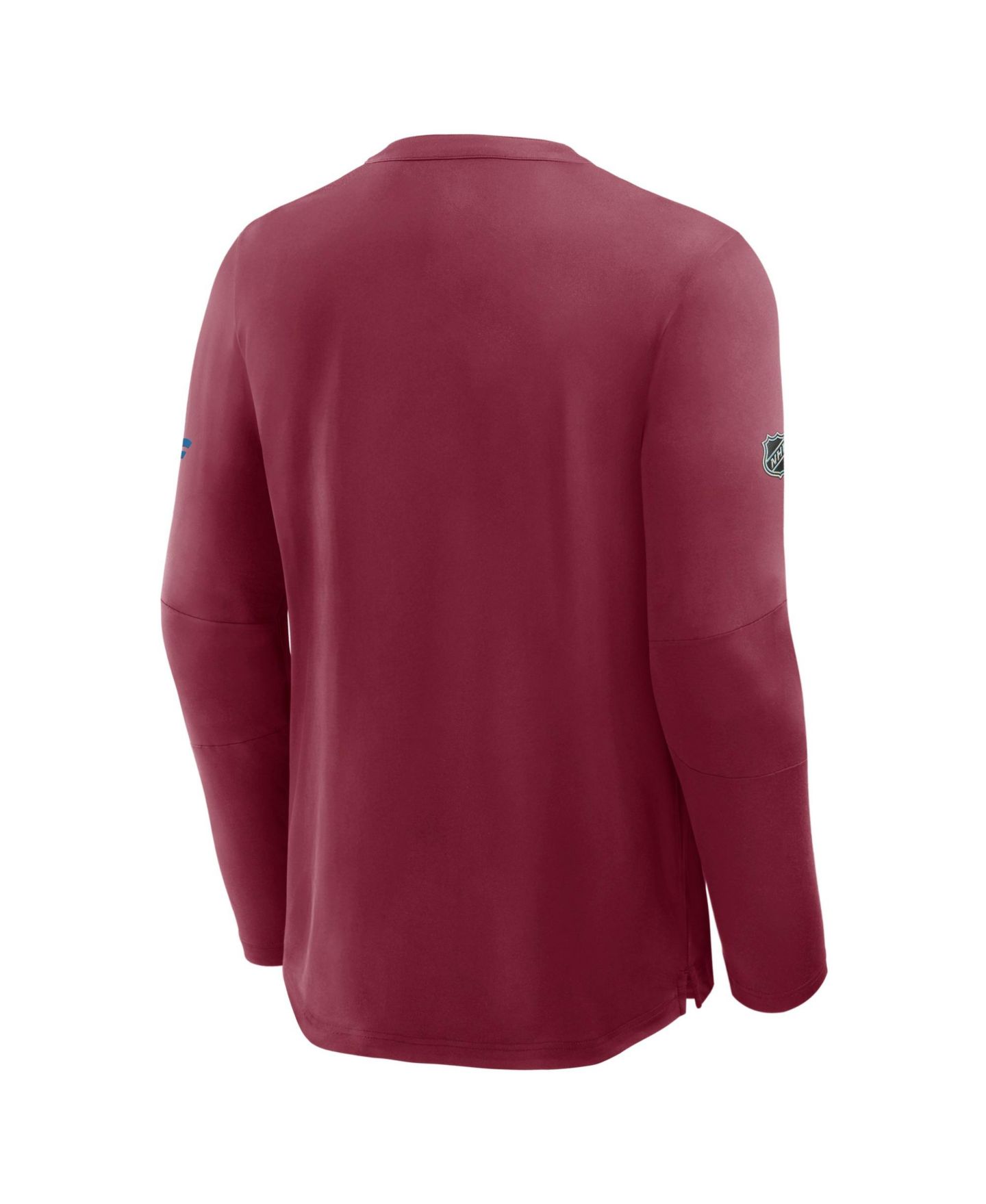 Мужская футболка Fanatics Burgundy Colorado Avalanche Authentic Pro Rink Tech Long Sleeve — фото 4