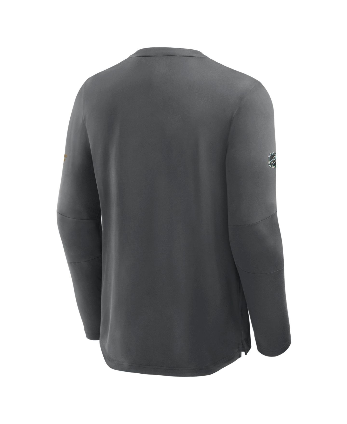 Мужская футболка Fanatics Charcoal Vegas Golden Knights Authentic Pro Rink Tech Long Sleeve — фото 4