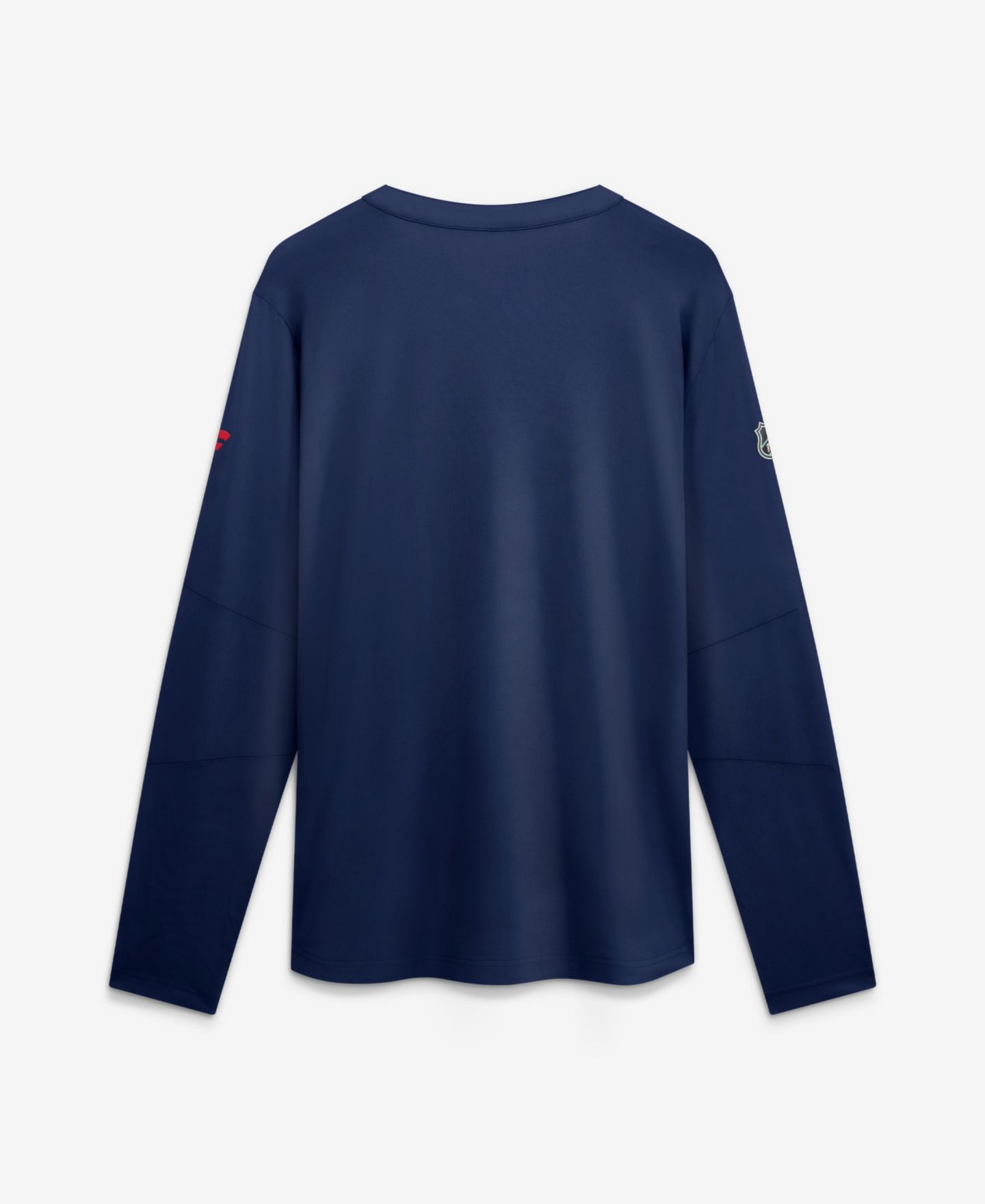 Мужская футболка Fanatics Navy New York Rangers Authentic Pro Rink Tech Long Sleeve — фото 2