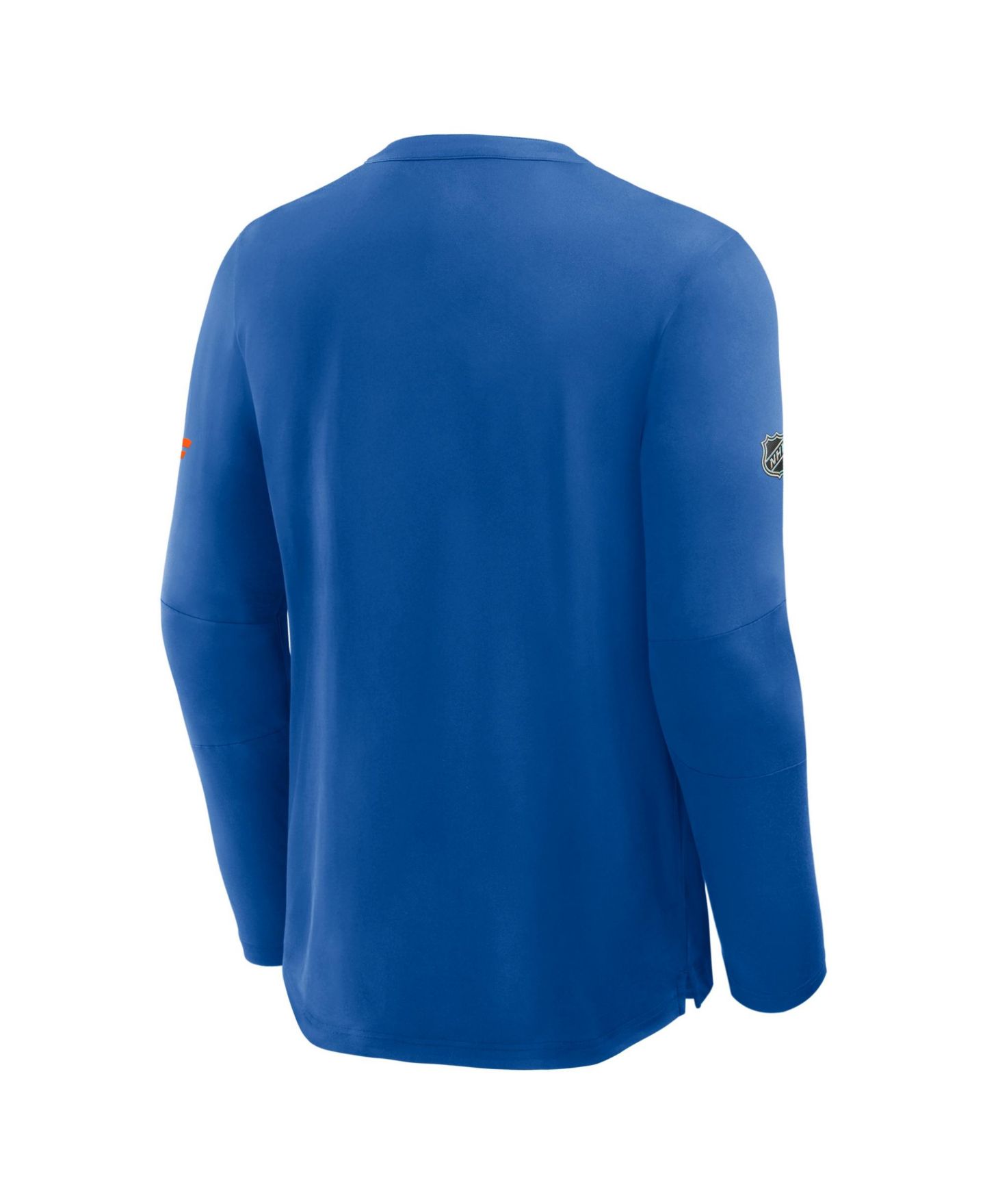 Мужская футболка Fanatics Royal New York Islanders Authentic Pro Rink Tech Long Sleeve — фото 4