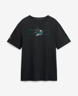 Men's Black San Jose Sharks Authentic Pro Primary Logo T-Shirt