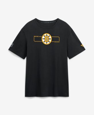 Men's Black Boston Bruins Authentic Pro Primary Logo T-Shirt