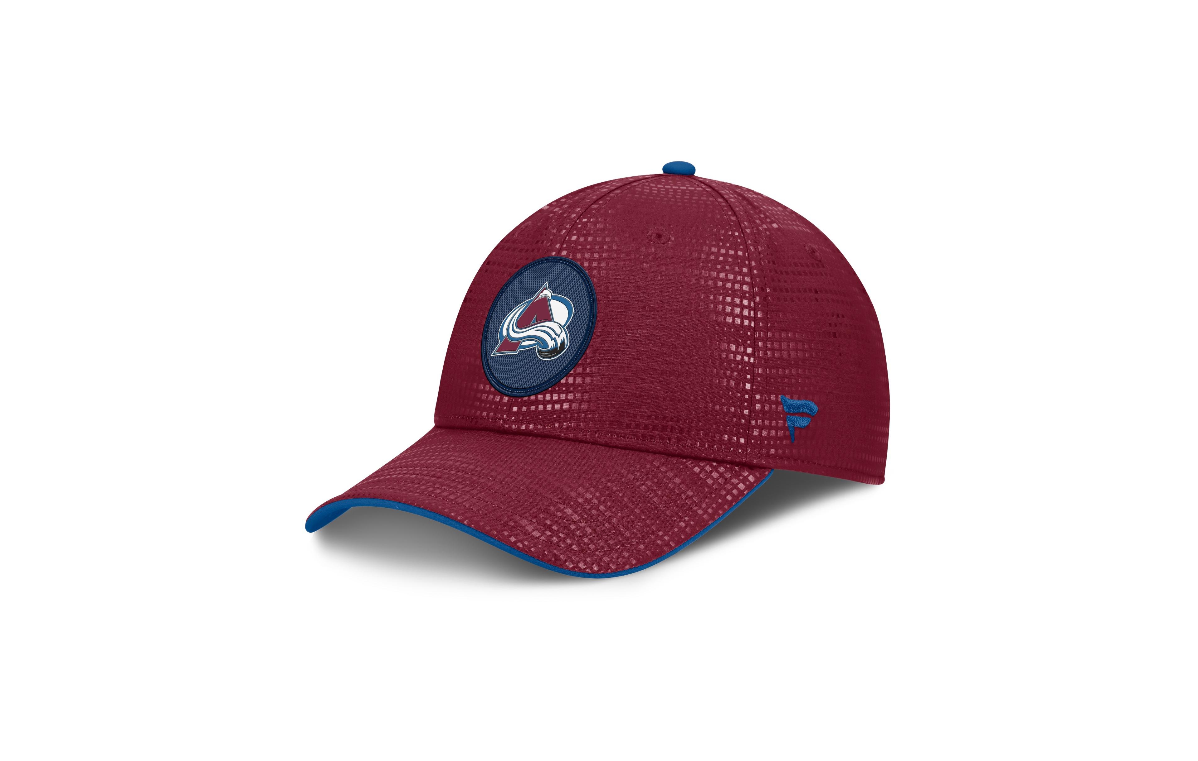 Fanatics Men's Burgundy Colorado Avalanche Authentic Pro Rink Debossed Stretch Fit Hat