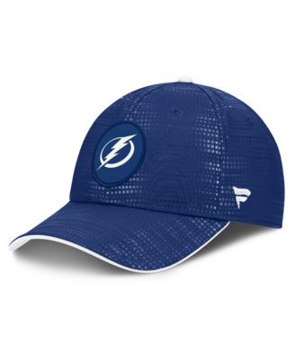 Men's Blue Tampa Bay Lightning Authentic Pro Rink Debossed Stretch Fit Hat