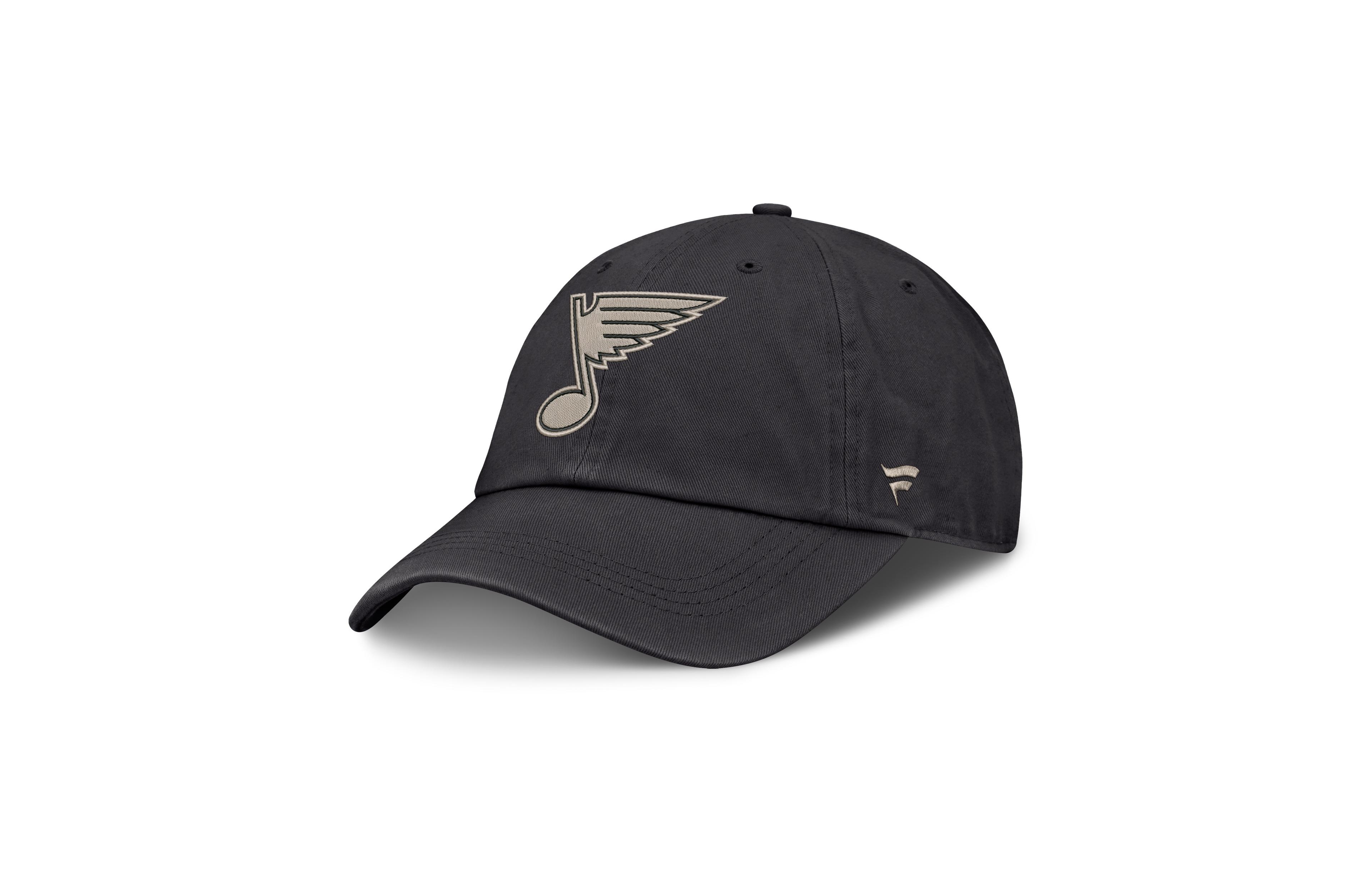 Fanatics Men's Charcoal St. Louis Blues Road Phantom Washed Adjustable Hat
