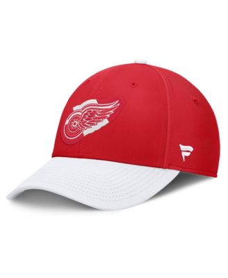 Men's Red/White Detroit Red Wings Stretch Hat