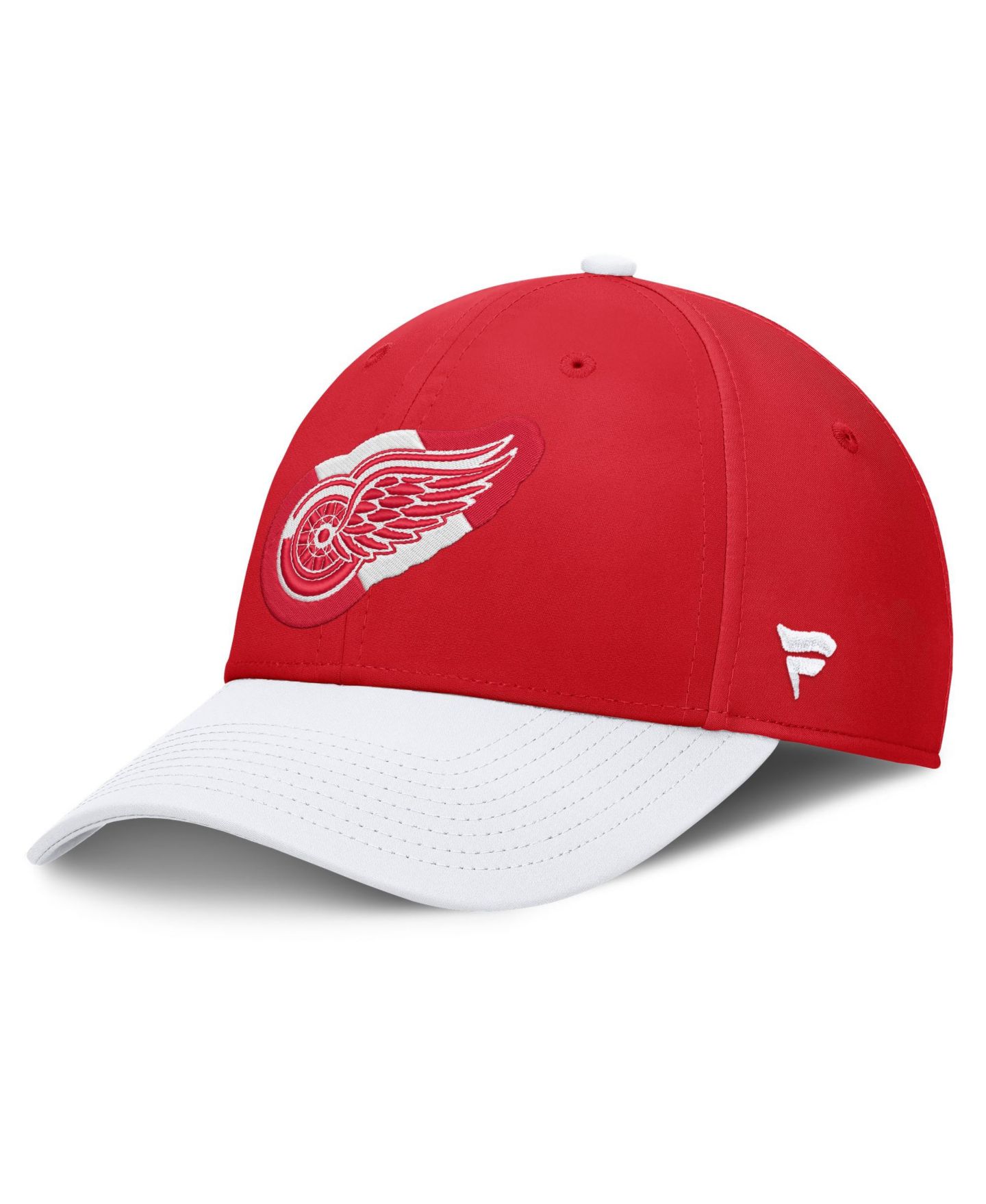 Мужской головной убор Fanatics Red/White Detroit Red Wings Stretch Hat — фото 1