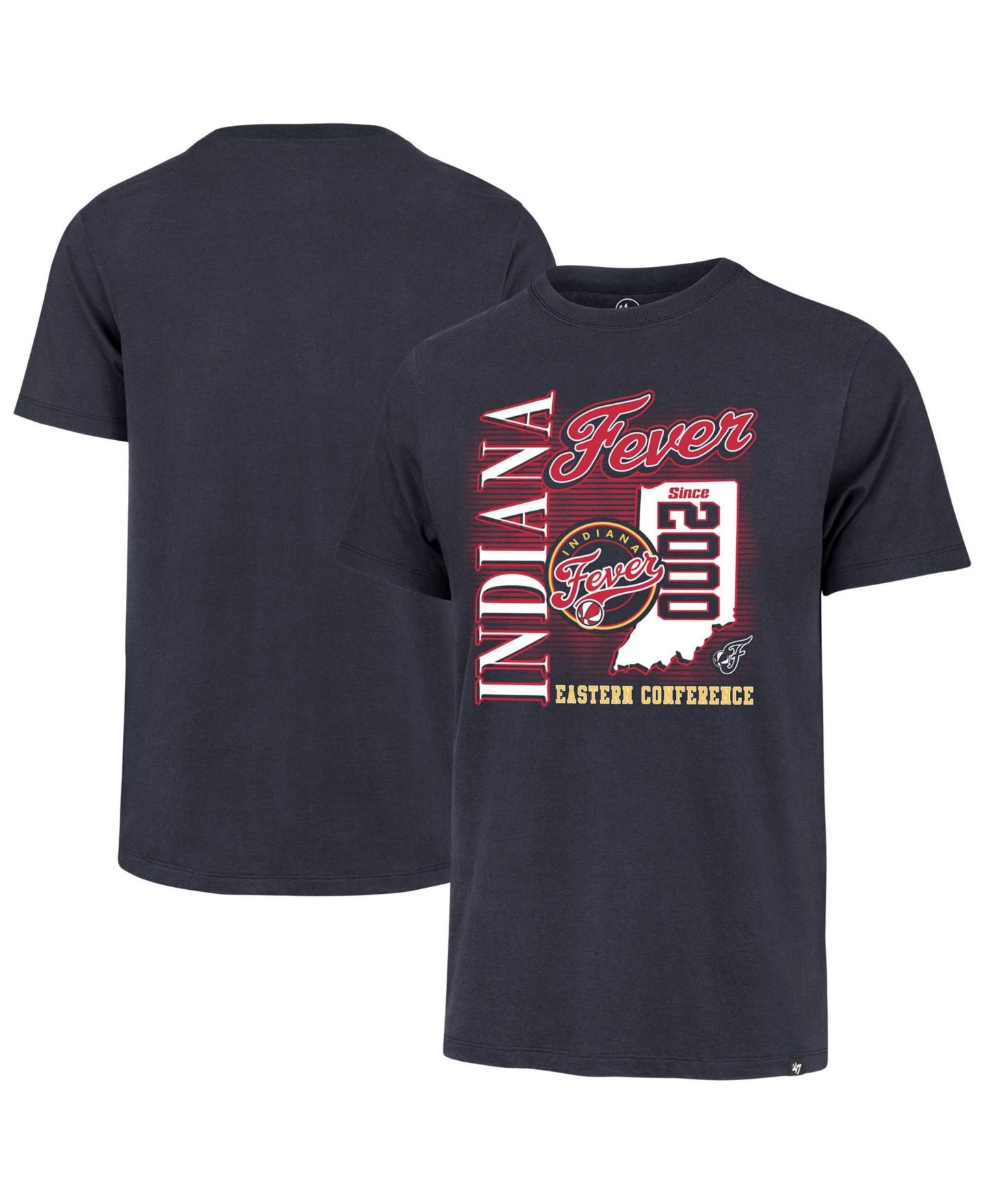 Мужская футболка '47 Brand Navy Indiana Fever Hometown Regional Franklin — фото 1