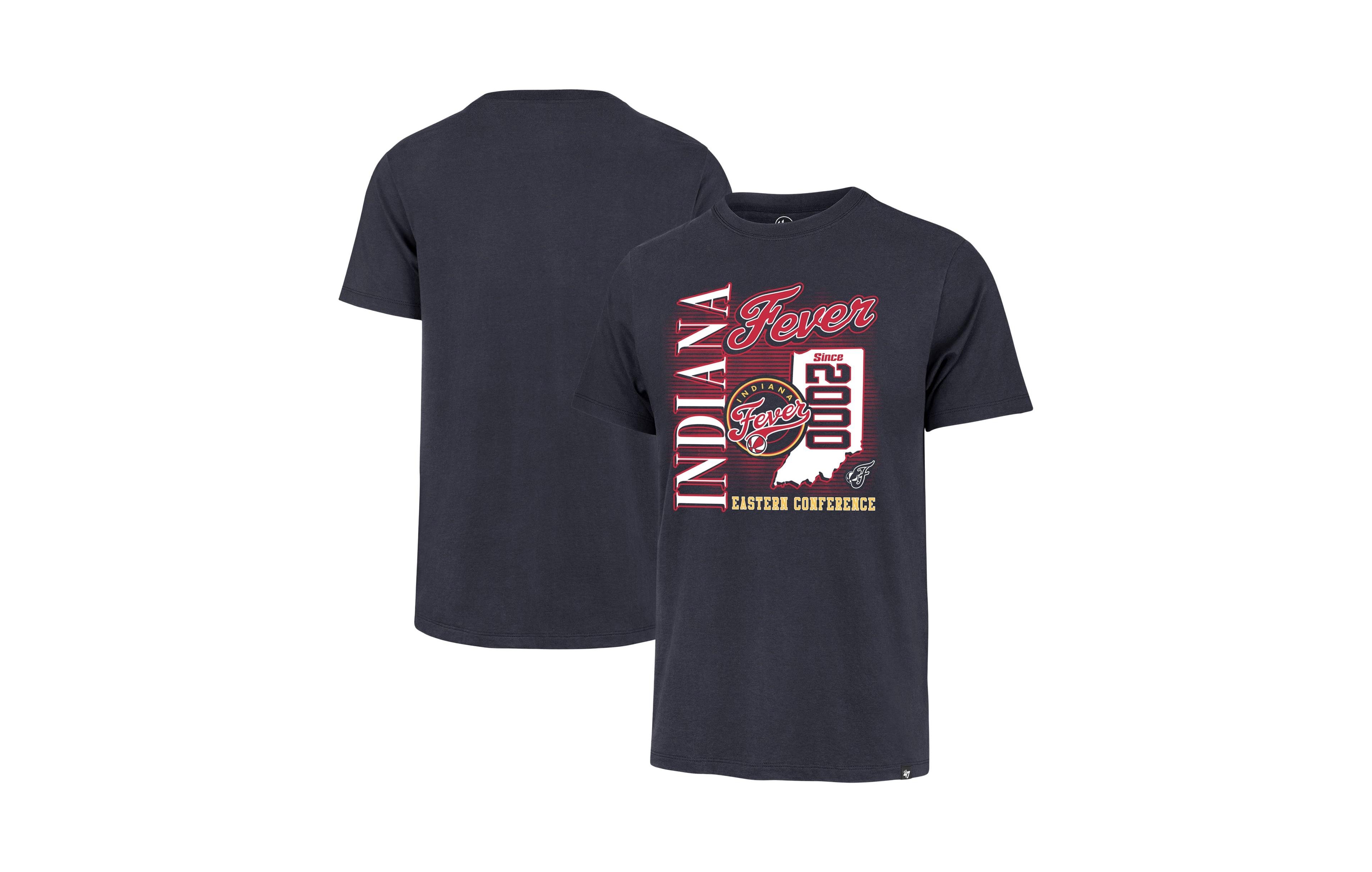 '47 Brand Men's Navy Indiana Fever Hometown Regional Franklin T-Shirt