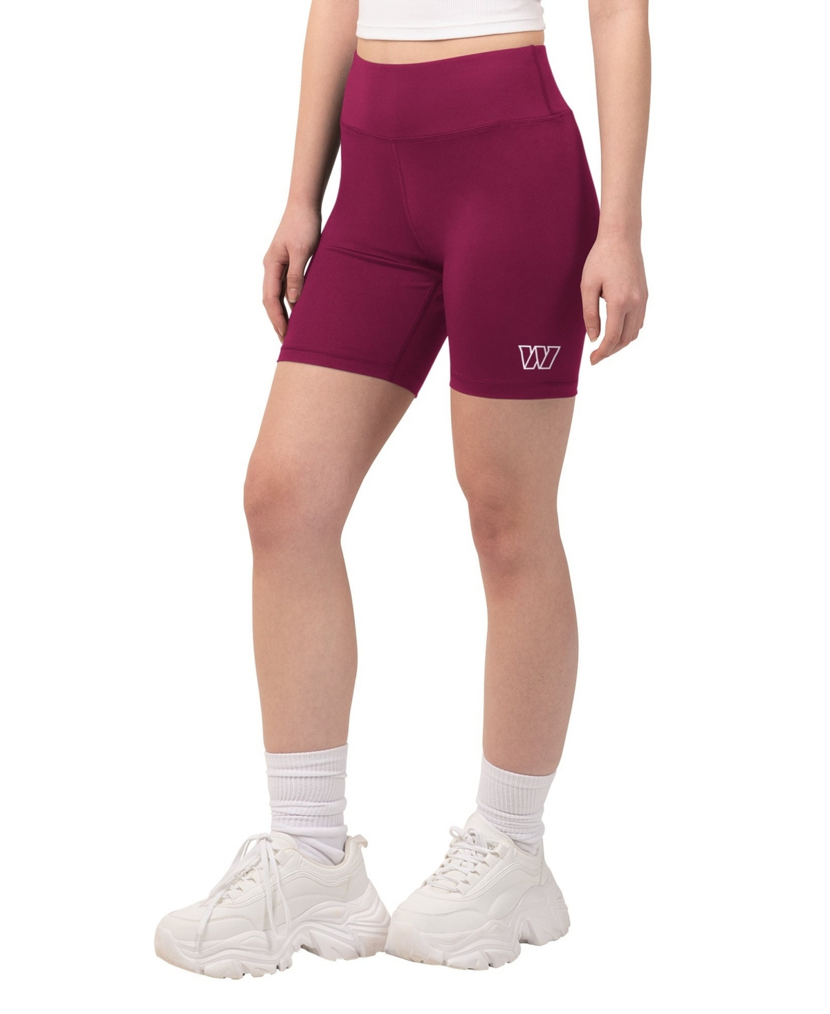 Starter Women's Burgundy Washington Commanders Biker Shorts
