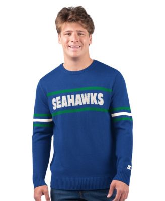 Men's Royal Seattle Seahawks Player Sweater