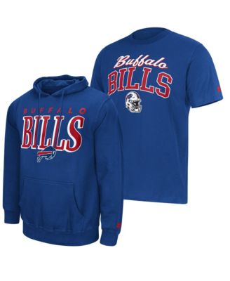 Men's Royal Buffalo Bills Logo T-Shirt Hoodie Set